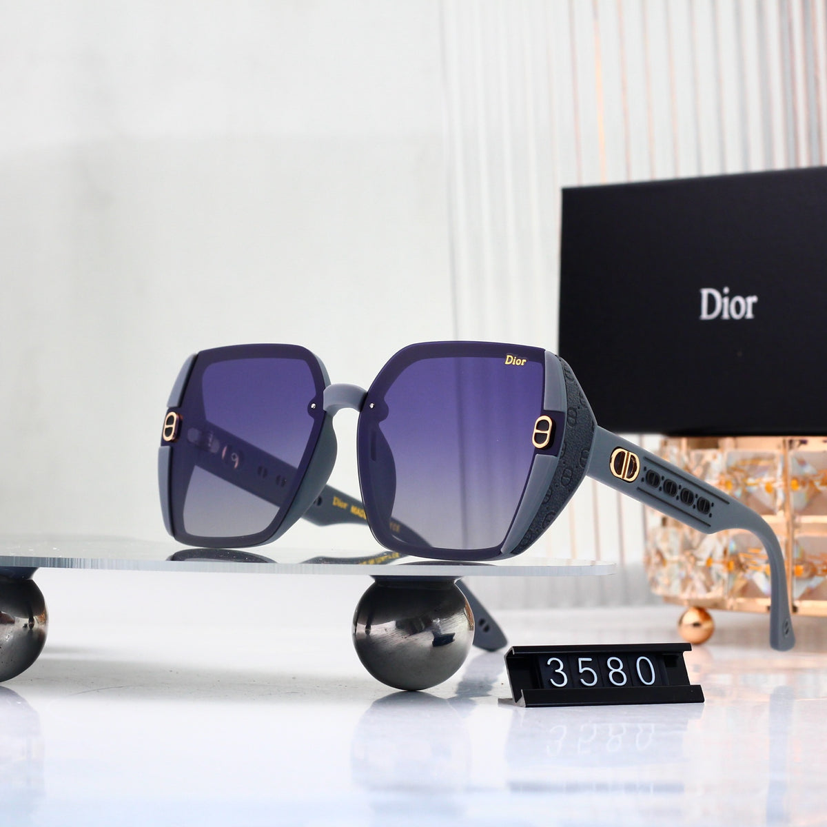 5 colors New hot HD lenses Full frame design sunglasses 3480