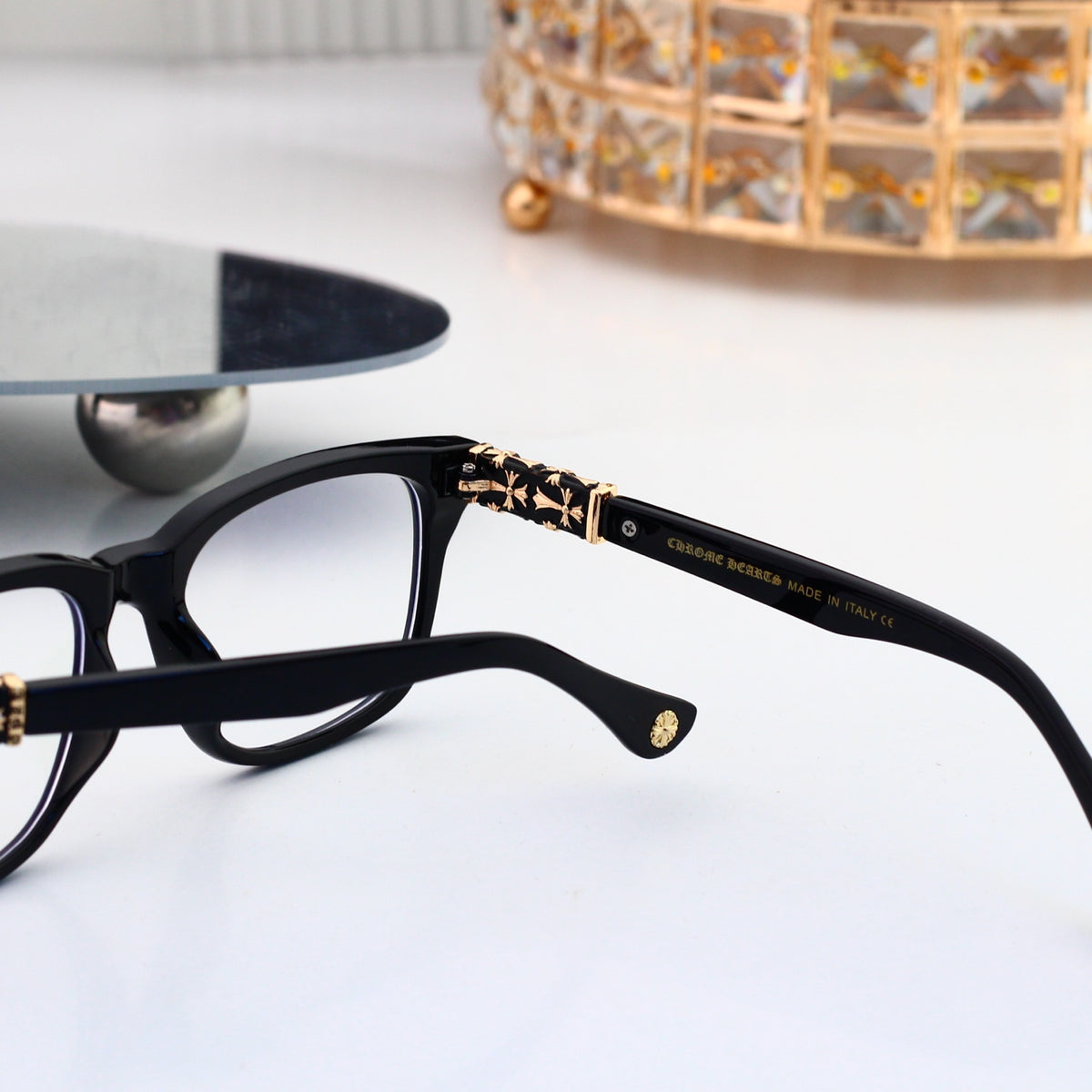 Fashion 4 Color Plain Glasses 7102