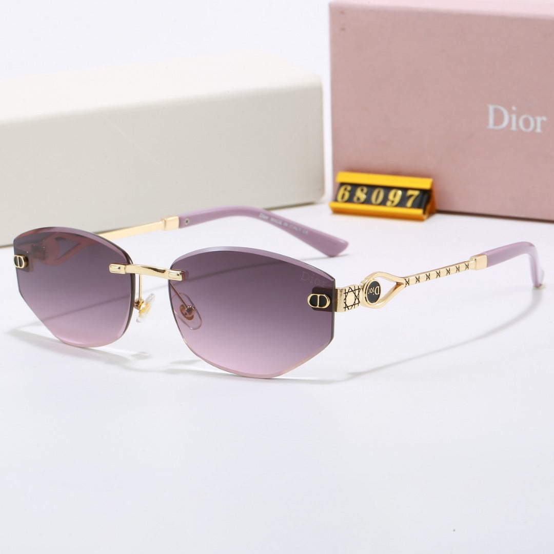 4 colors New hot HD lenses frameless design sunglasses 68097