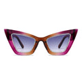 Dollger Retro-Vintage Lightweight Cat-Eye Tinted Sunglasses