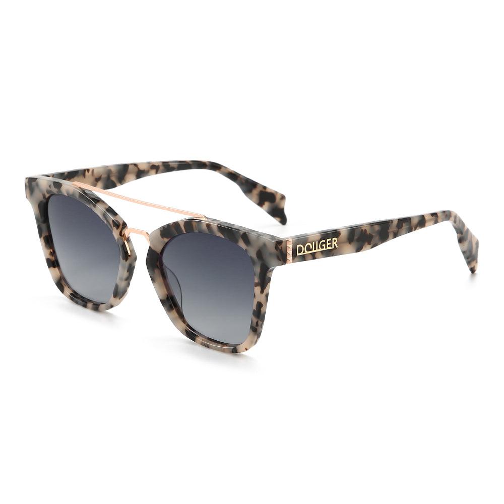 Dollger Trendy Square Polarized Vintage Sunglasses