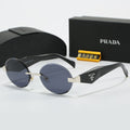 Hot sale metal frameless prism sunglasses 6A008