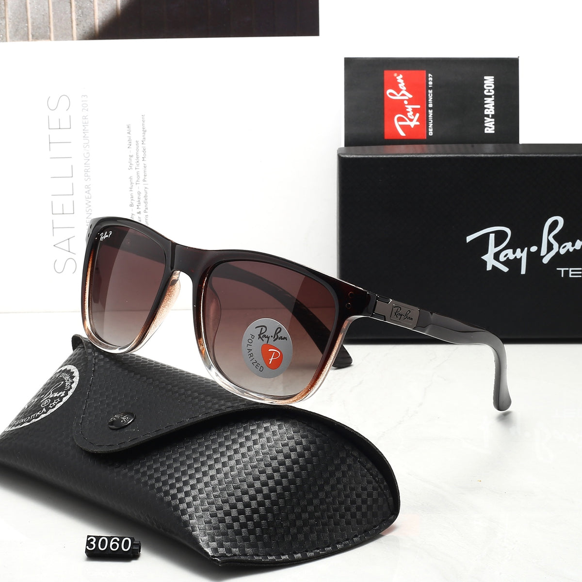 5 colors new hot full flarm sunglasses 3060