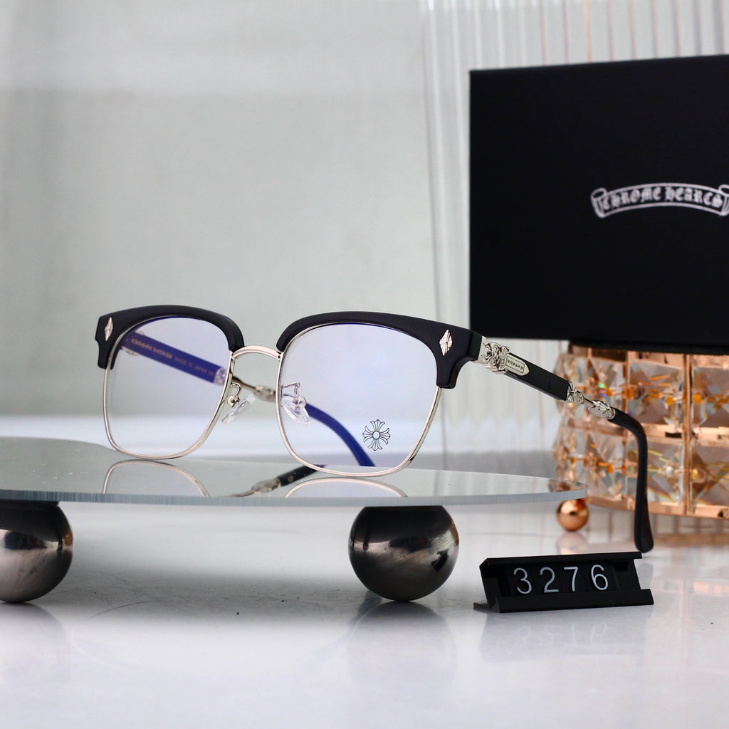Fashion 4 Color Plain Glasses 3276
