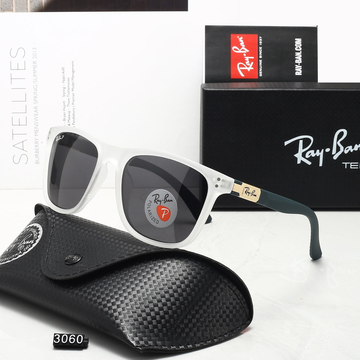 5 colors new hot full flarm sunglasses 3060