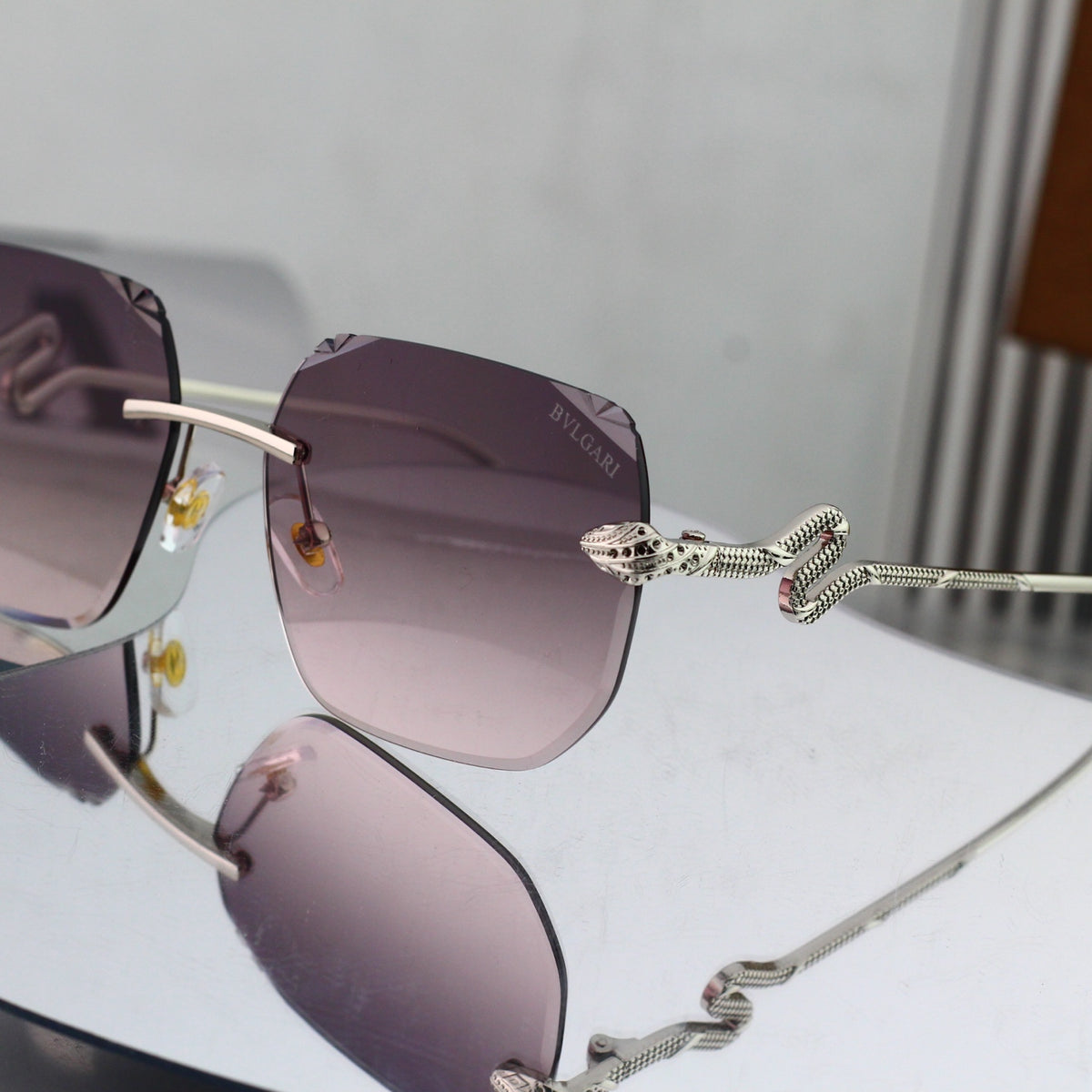 9 colors new popular rimless sunglasses B0729