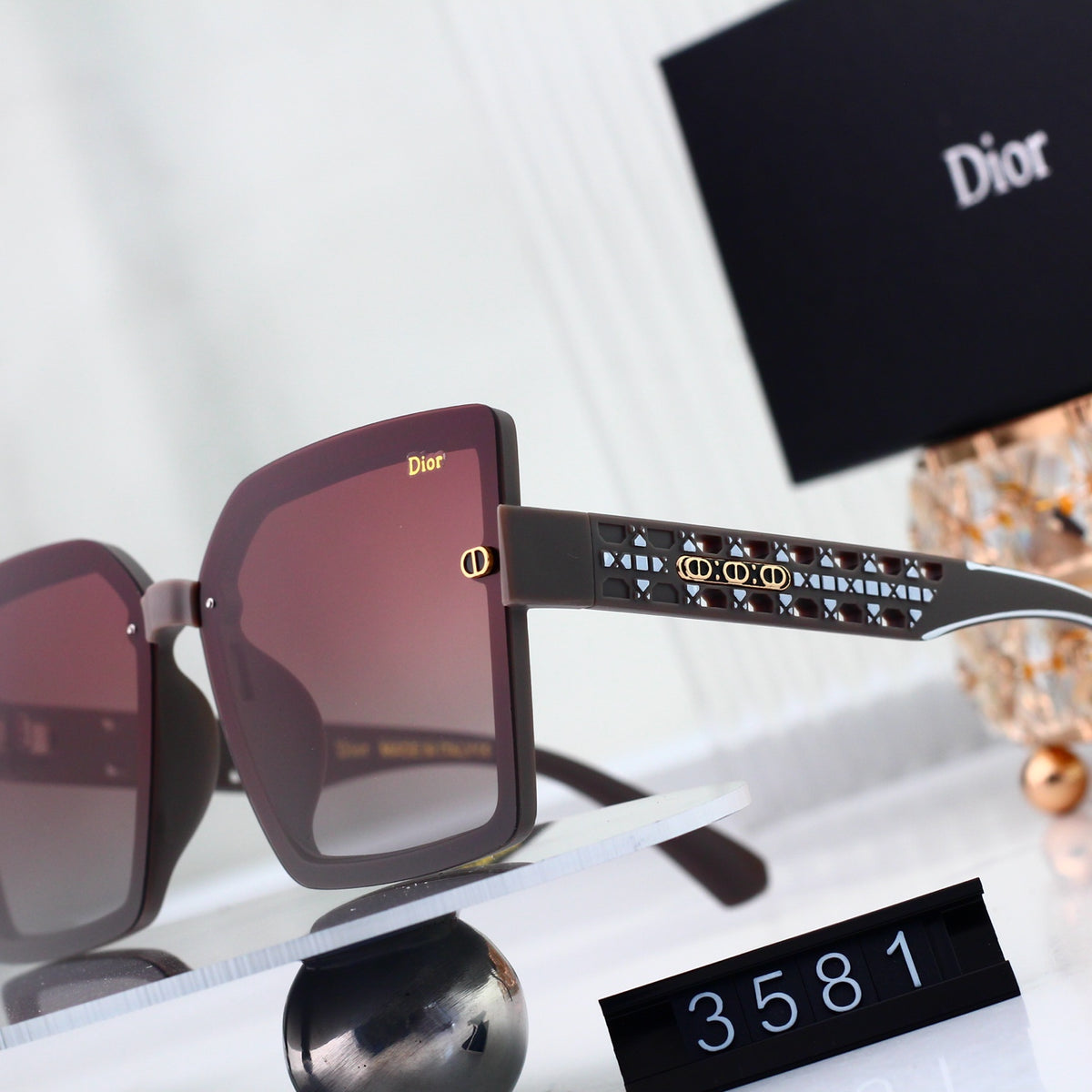 4 colors New hot HD lenses Full frame design sunglasses 3581