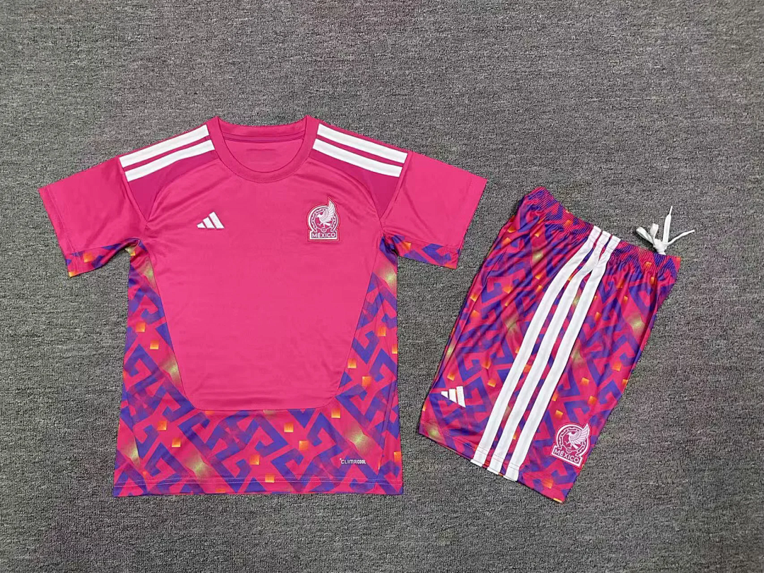Kit Kids Mexico World Cup 2026 Goalkeeper Jersey