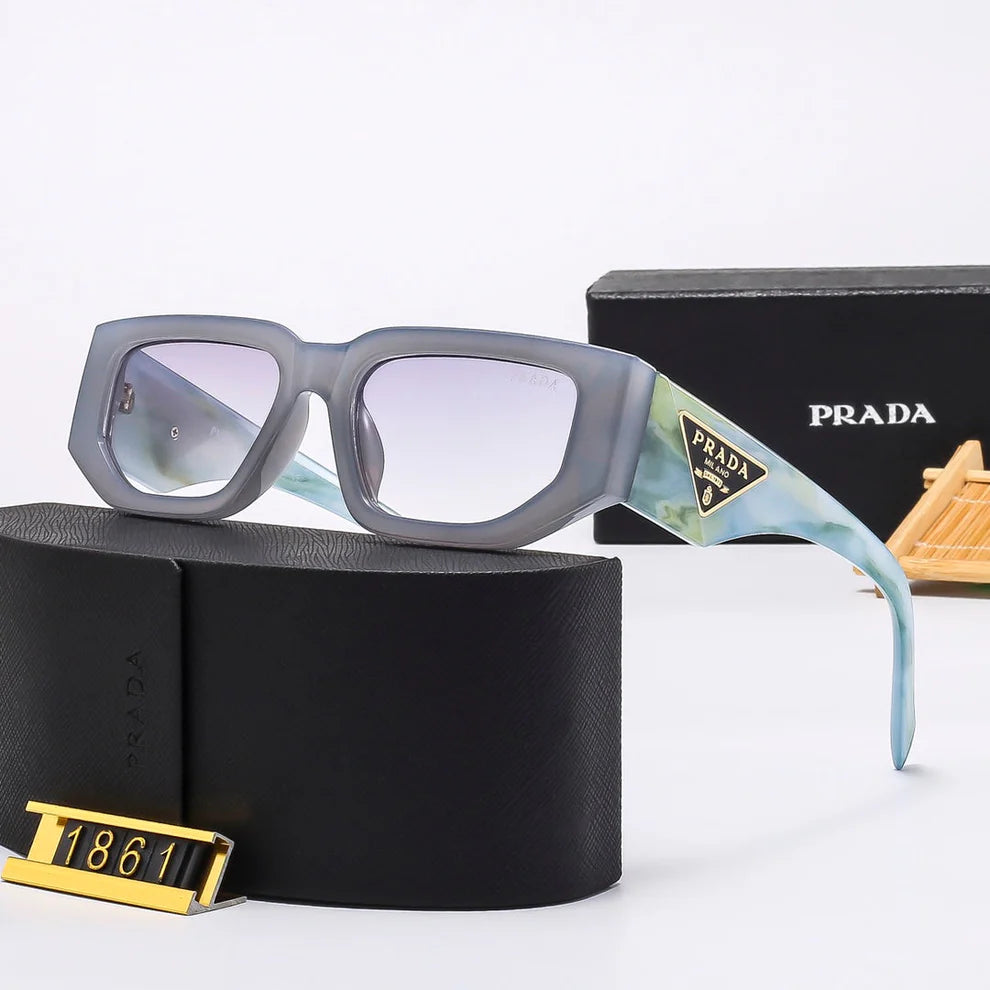 6 colors of Retro Polygonal Mesh Unisex Sunglasses