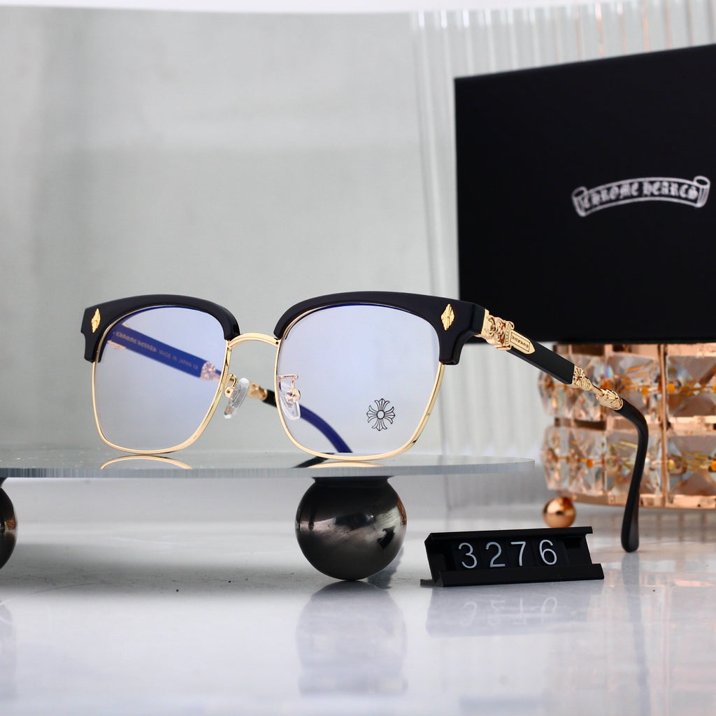Fashion 4 Color Plain Glasses 3276