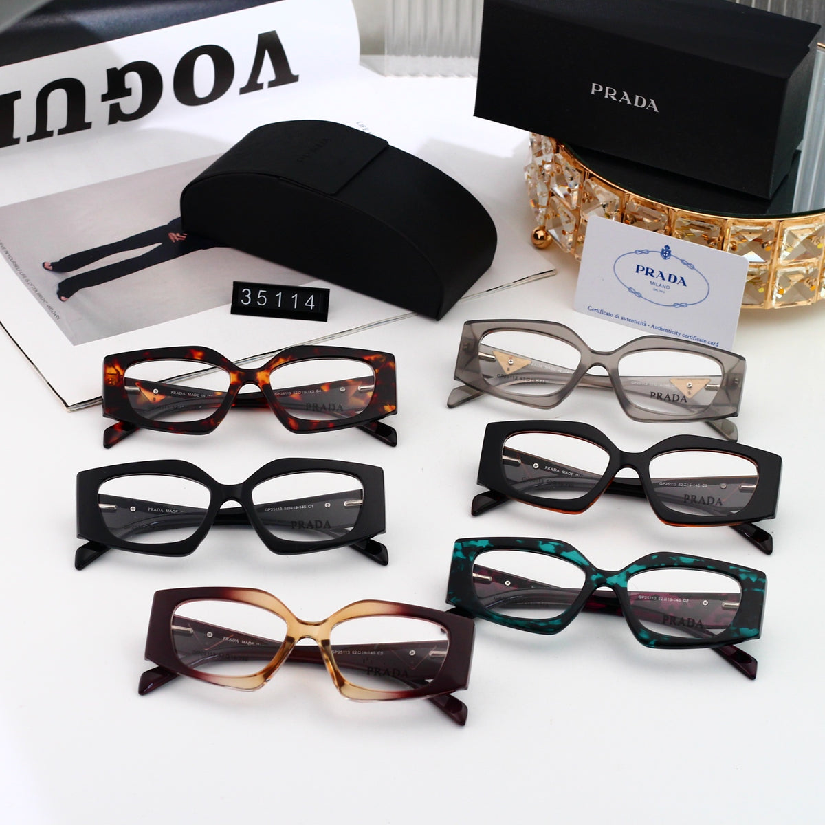 6 colors of fashionable and popular sunglasses 35114