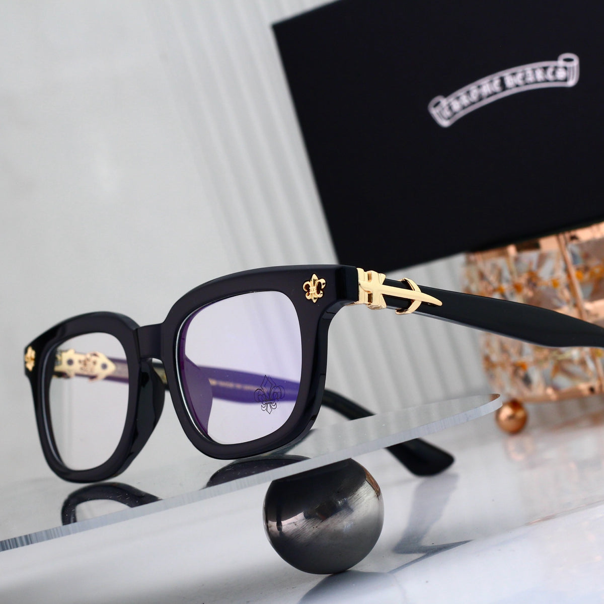 Fashion 6 Color Plain Glasses 0204