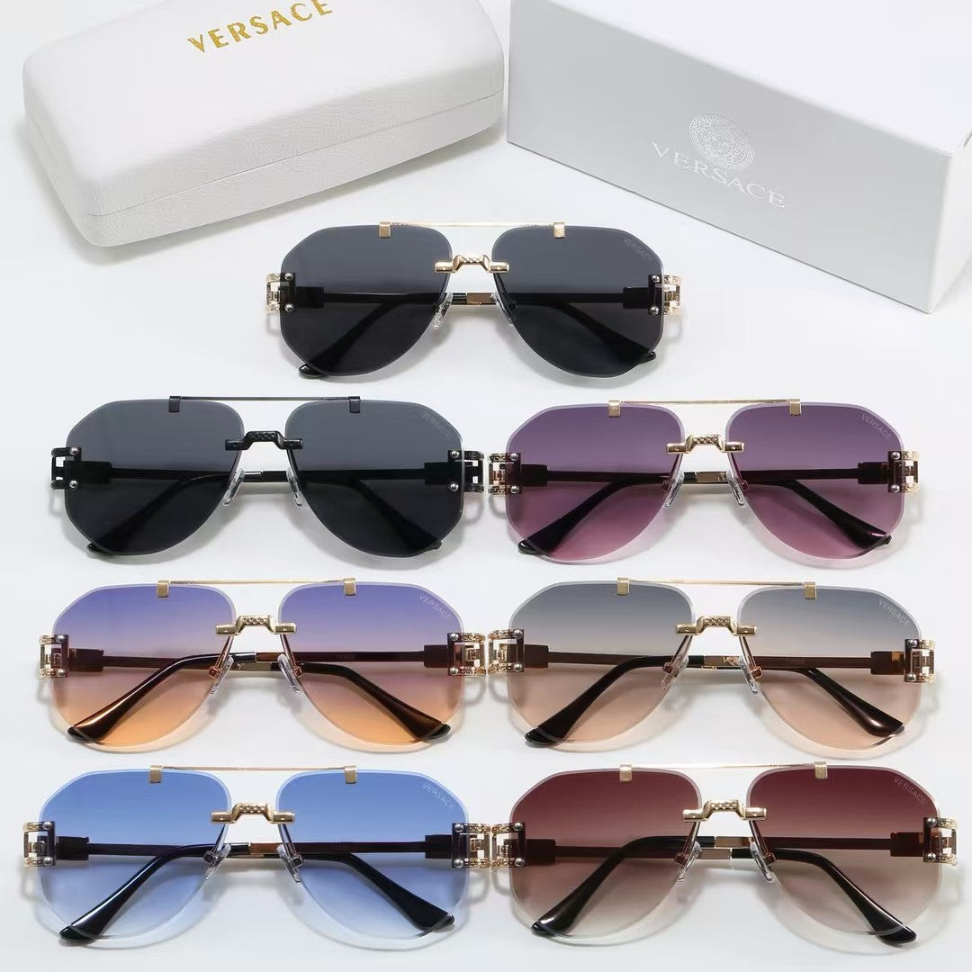 7 colors New hot HD lenses No borders design sunglasses P25232528