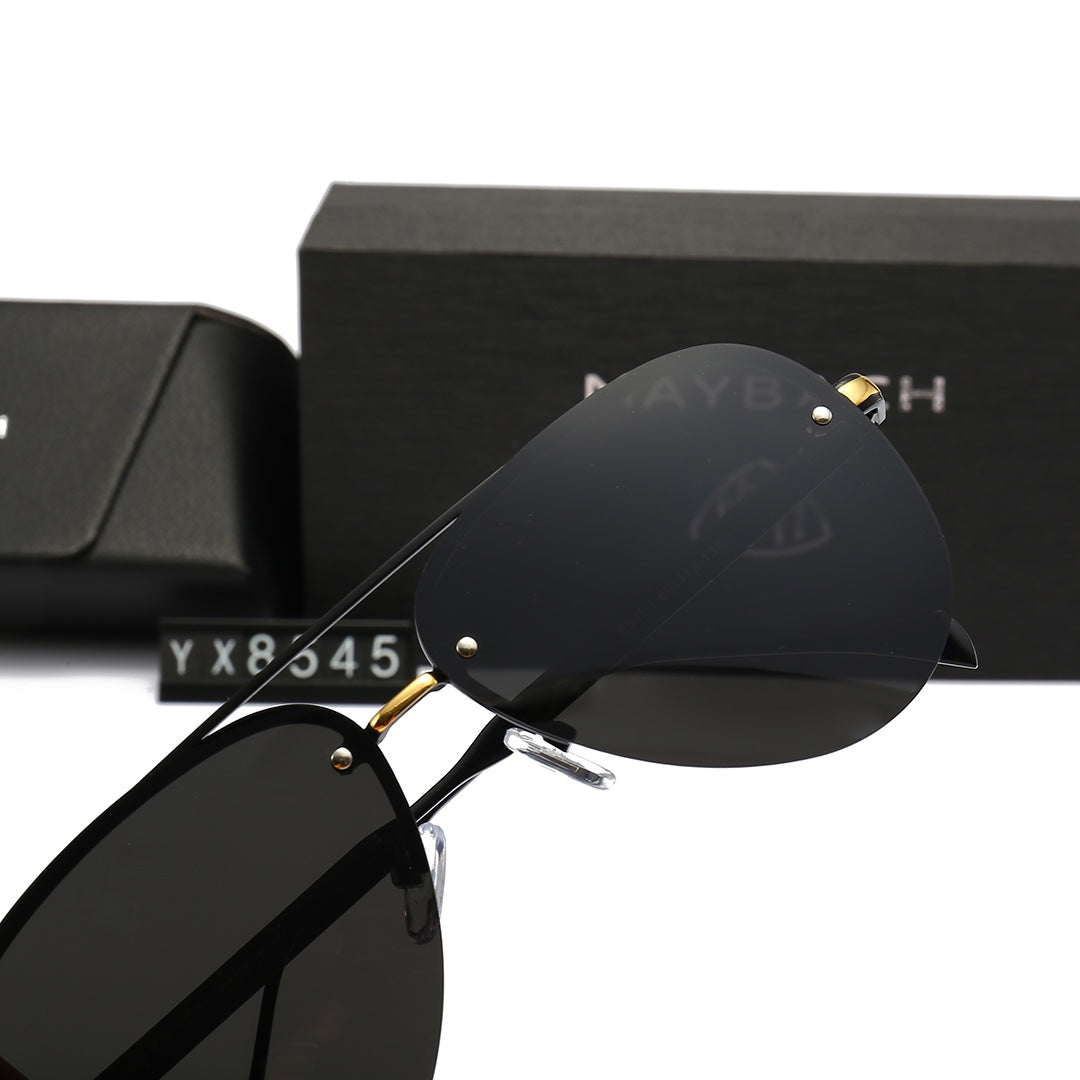 5 colors Inspired Rimless Aviator Sunglasses