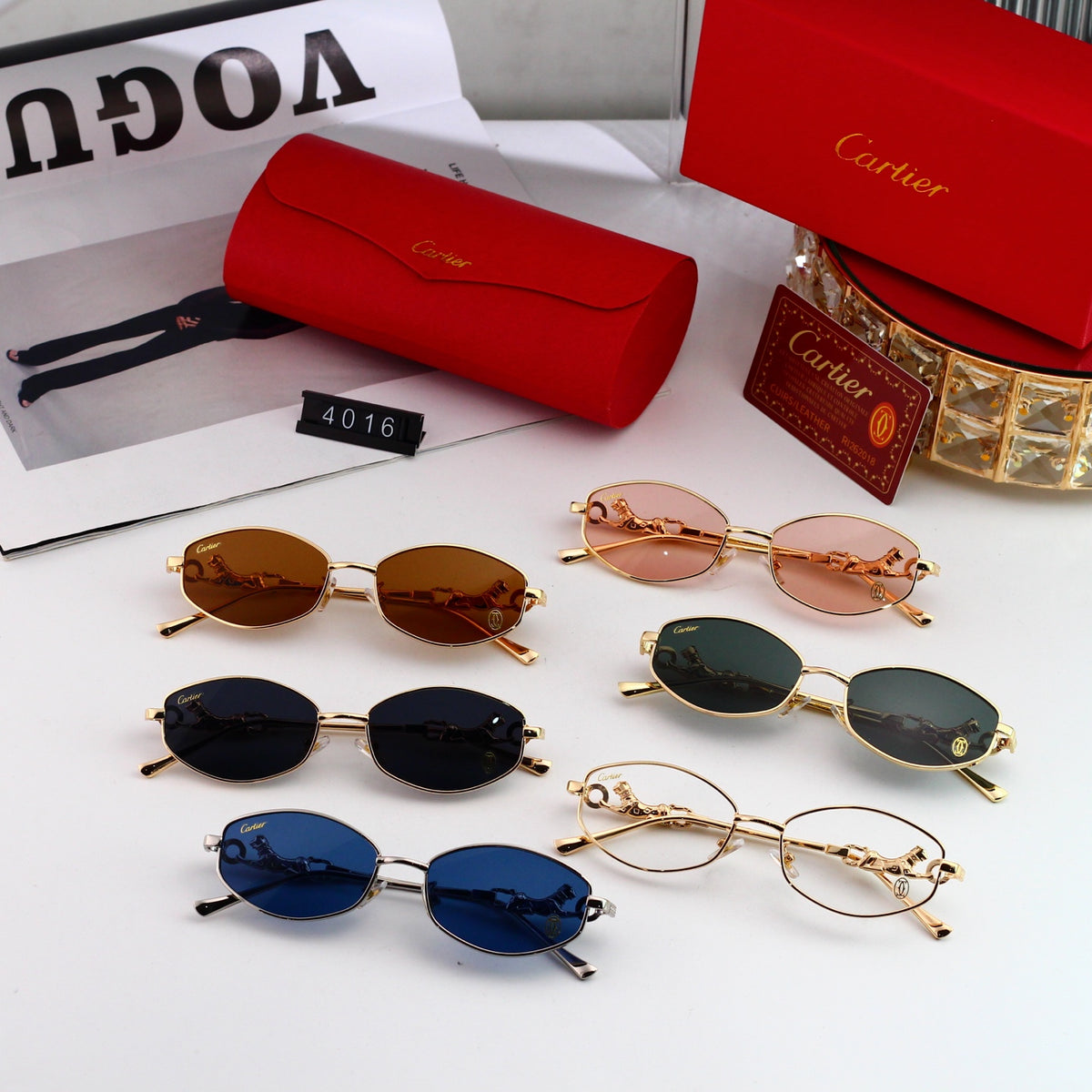 Fashion Hot 6 Color Sunglasses 4016