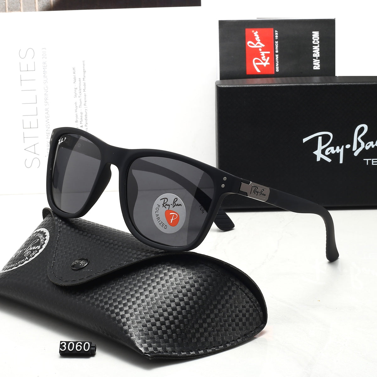 5 colors new hot full flarm sunglasses 3060
