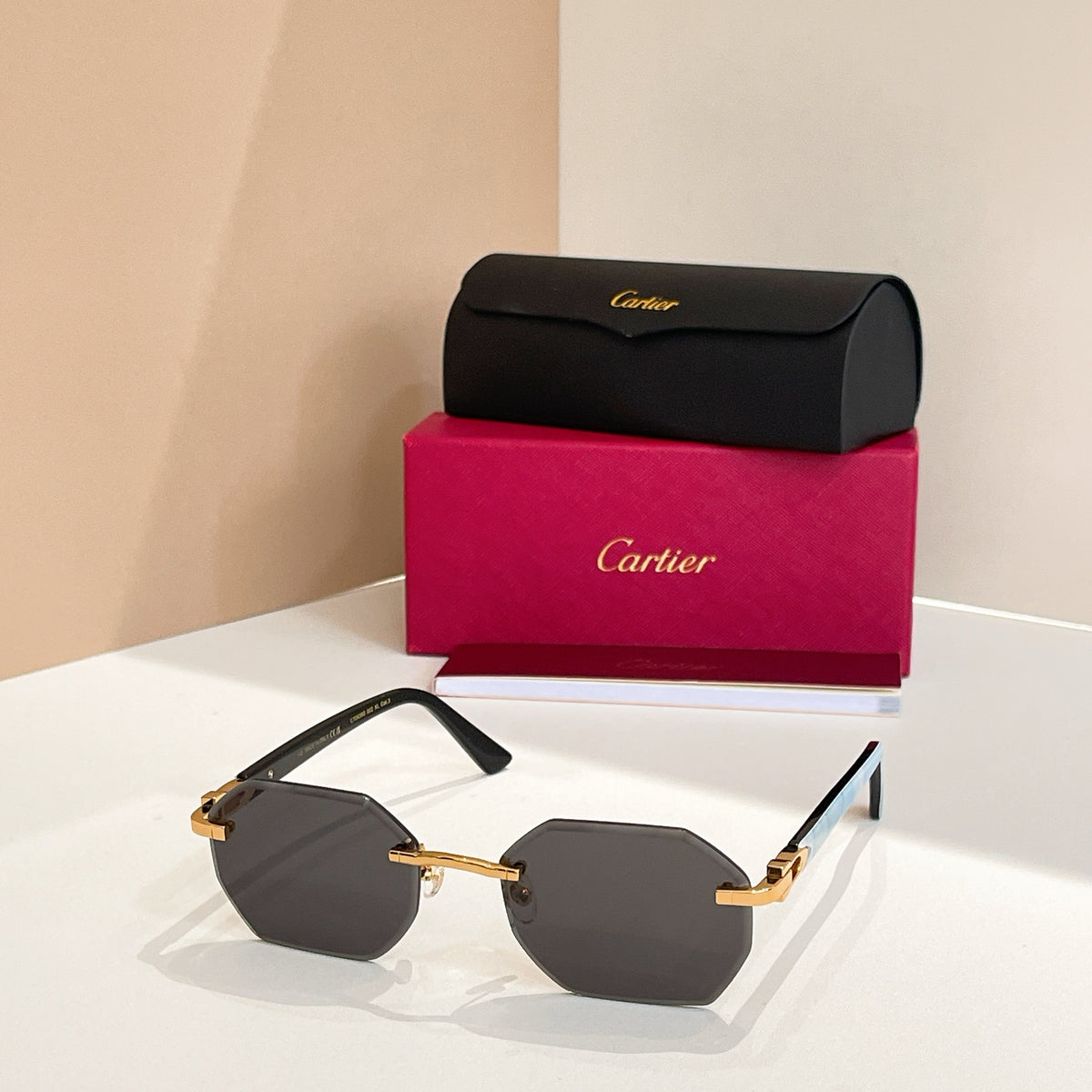 15 colors New hot HD lenses Frameless Sunglasses 0439S